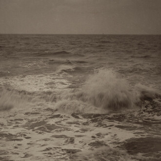 Adolphe Neyt, Seascape (detail), 1881. Courtesy of FOMU