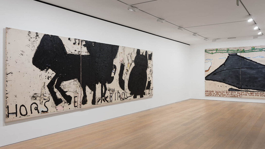 Rose Wylie, Exhibition view. Courtesy of David Zwirner
