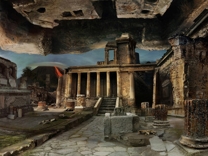 Barbara Nati, Anche io come un bambino di sera riposo nel cuore degli antenati, 105 x 105 cm, 2015