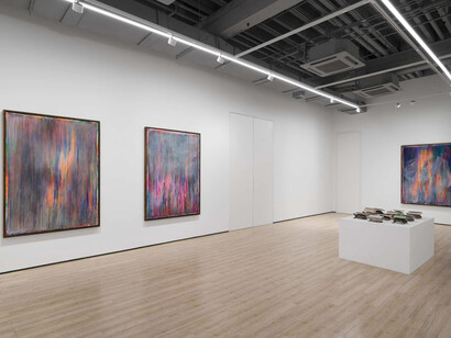 Thu-Van Tran, No longer day, not yet night, exhibition view. Courtesy of Almine Rech