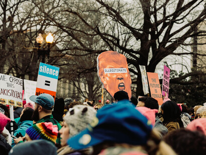 A popular protest against what Trump stands for