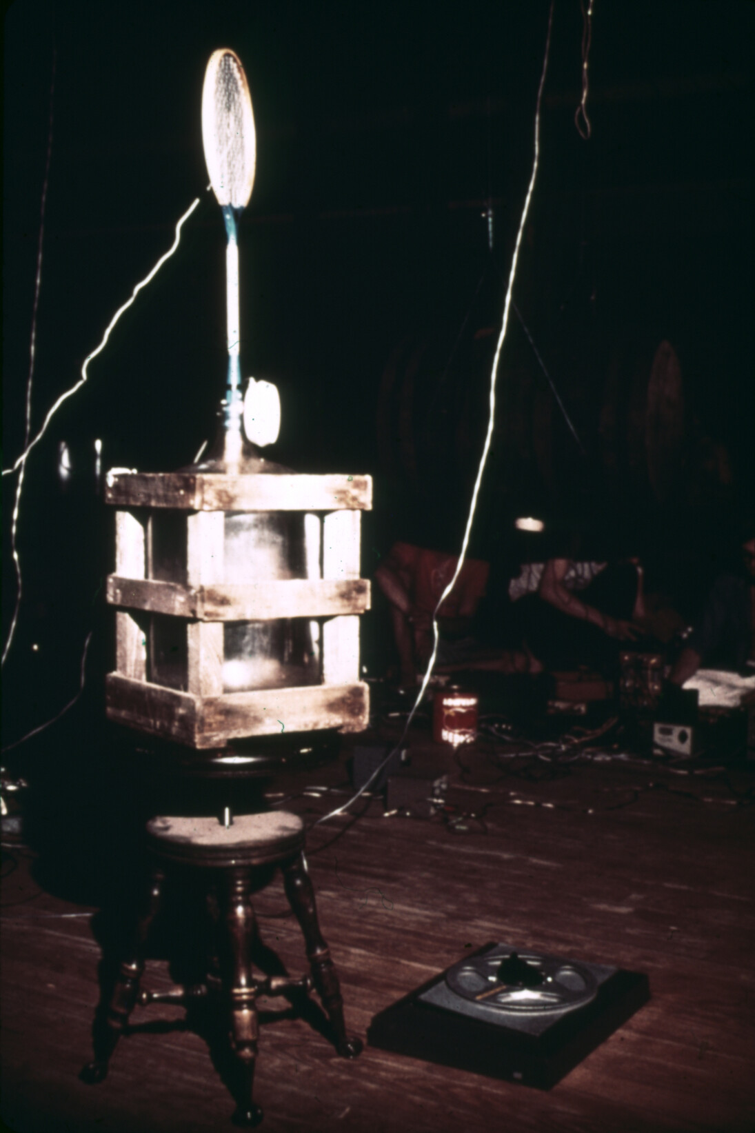 Bottle and Badminton Racket, 1973, Rainforest IV Object. Photo by John Driscoll