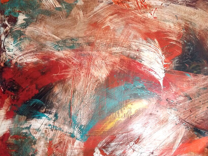 Color 3, olio su tela, 150x150cm