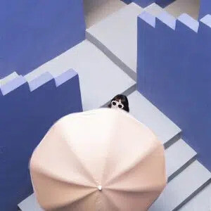 Mathilde Troussard, « La Forteresse Enchantée » Réalisée à La Muralla Roja, Photograph on plexiglass, 47 x 31.5. Courtesy of the artist and Agora Gallery