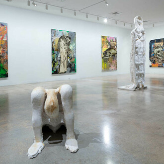 Thomas Houseago, First light, exhibition view. Courtesy of Rubell Family Collection