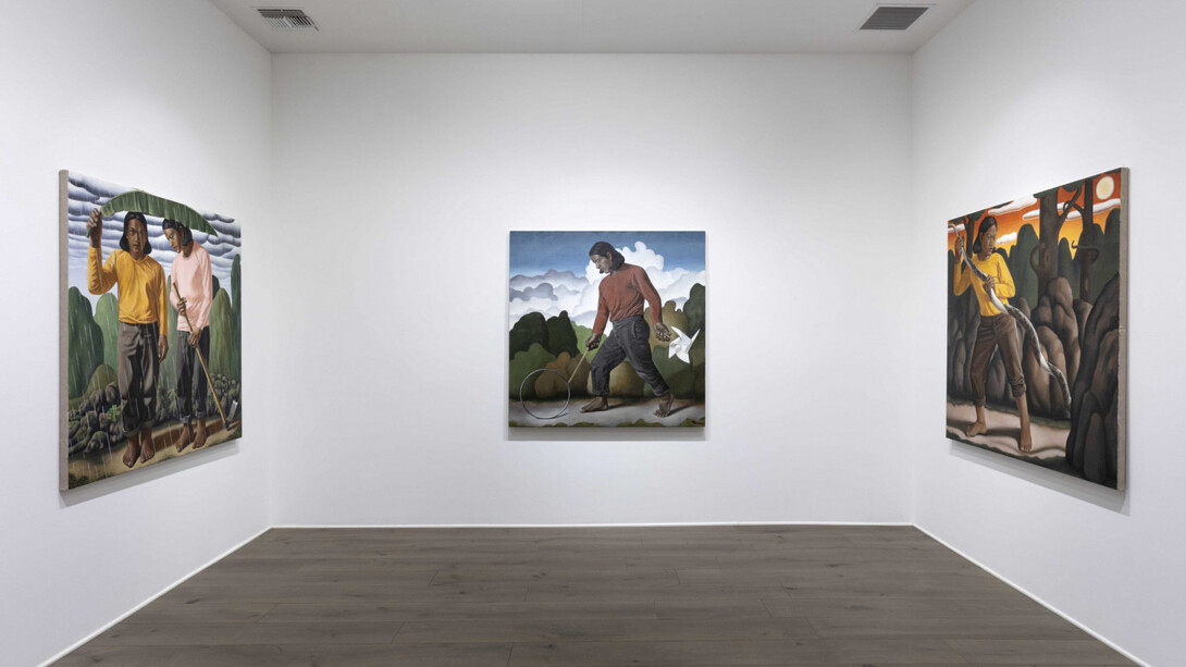 Tang Shuo, My garden, exhibition view. Courtesy of Steve Turner Gallery