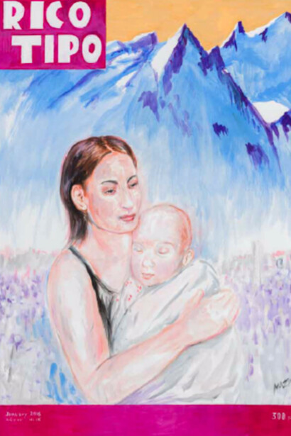 Juan Davila, Fig.184, 2016. Courtesy of Foxy Production