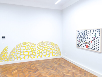 Fernando García Correa, Enlaces (Ties), exhibition view. Courtesy of Galerie Sturm & Schober