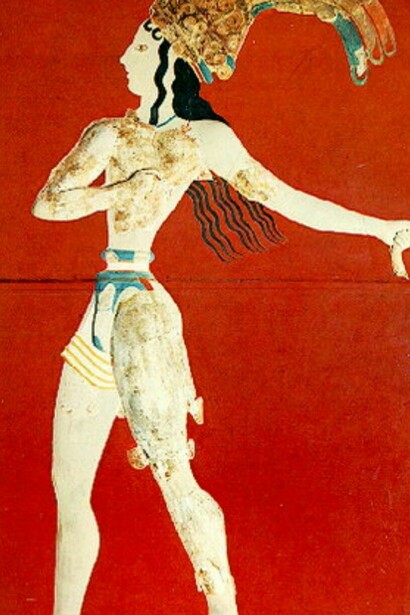 Il principe dei Gigli, Palazzo di Cnosso, Creta, Grecia