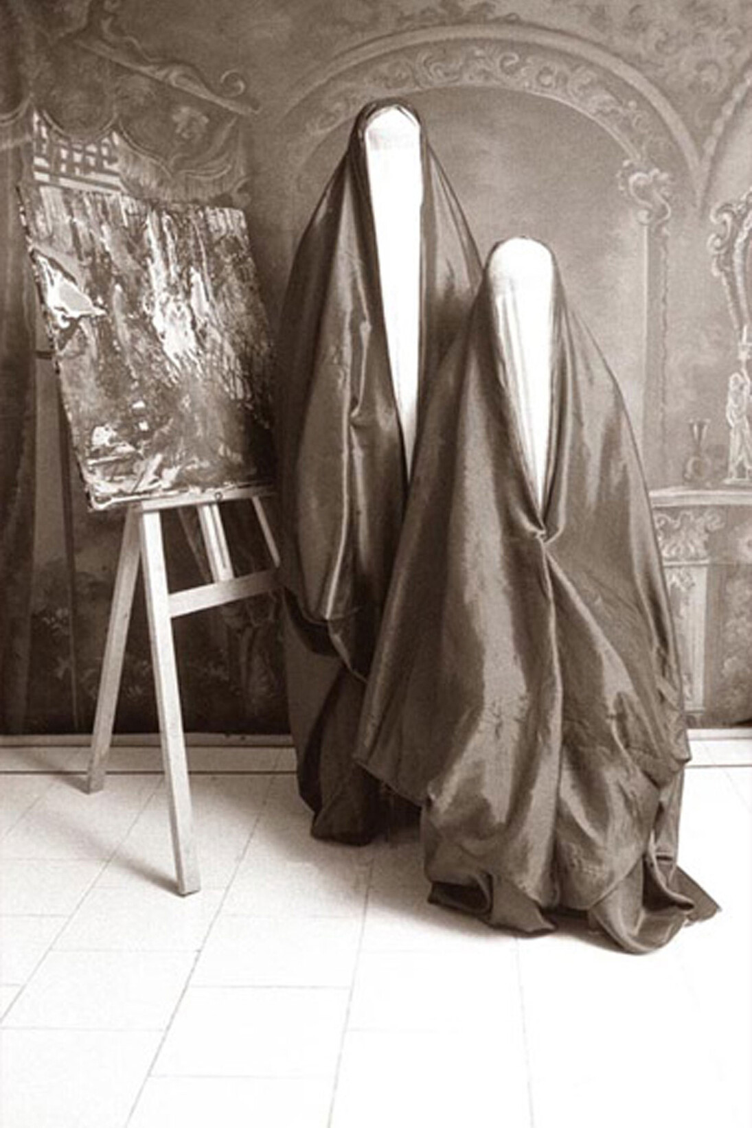 Shadi Ghadirian, Qajar #11, 1998, c-print, 90 x 60 cm, Courtesy l’artista e Officine dell’Immagine, Milano 