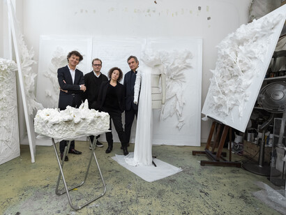 Le Lien des mondes, Exhibition view. Courtesy of Magazzino Gallery