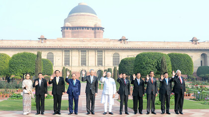 The 2018 ASEAN-India Summit took place as part of the annual gathering of leaders from the Association of Southeast Asian Nations (ASEAN) and India, aiming to strengthen political, security, and economic cooperation between the two regions