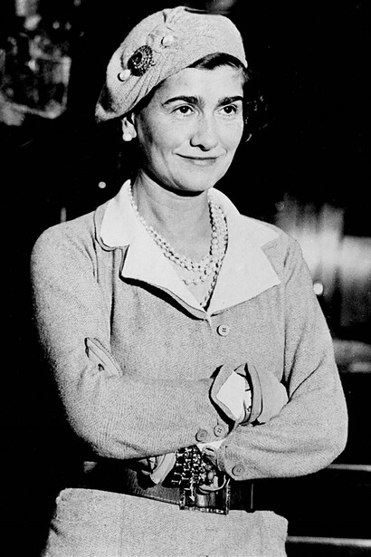 Coco Chanel nel 1969 a Parigi, Francia