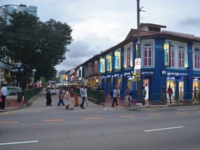 A square in Little India