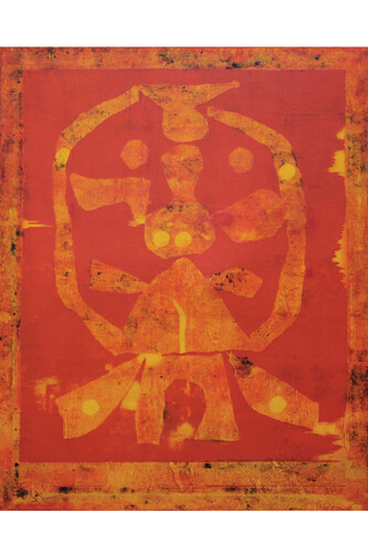 V. S. Gaitonde, Untitled, 1989, Oil on canvas, 50 1/4 x 40 inches (127.6 x 101.6 cm), The Lekha and Anupam Poddar Collection. Photo: Anil Rane, 2014 © Solomon R. Guggenheim Foundation, New York