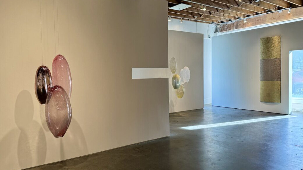 Ann Gardner, New Glass work, Installation View. Courtesy of Winston Wachter Fine Art