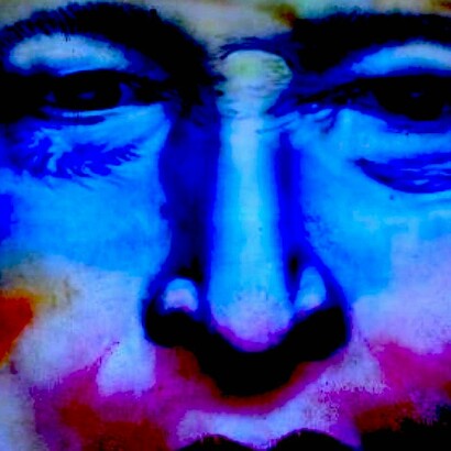 Un mural en Caracas con el rostro de Chávez