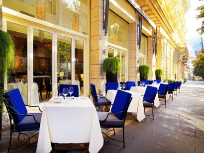 A restaurant on Via Vittorio Veneto, Rome, Italy