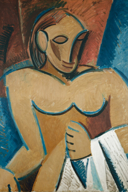 Pablo Picasso, 1907, Nu à la serviette