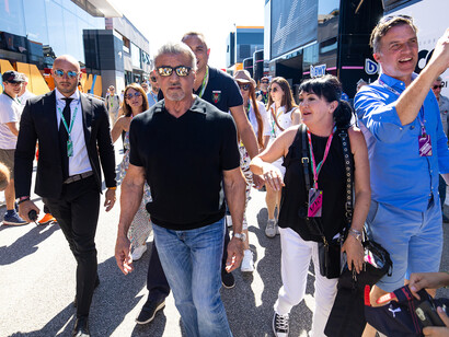 Sylvester Stallone, F1, Italian GP, Saturday Sep 10, 2022, Day 4, Motorsport, Monza, Rnd 16, photo by Kym Illman