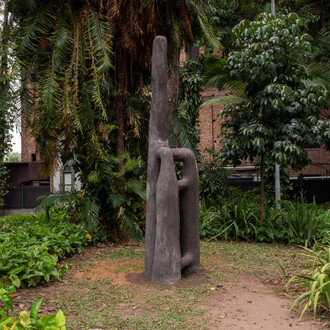 Diversos artistas, Jardim de esculturas, vista da exposição. Cortesia da Pinacoteca