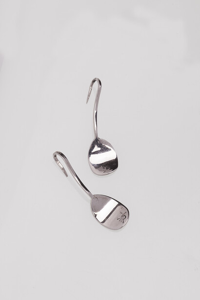 Enzo Mari Collezione Magic, Arnolfo di Cambio 2001 orecchini argento