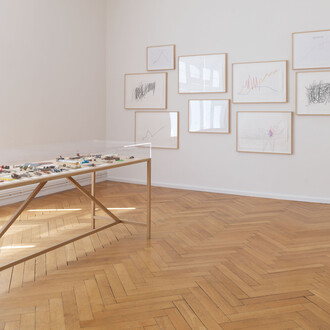 Jimmie Durham, Art and science are the same thing, exhibition view. Courtesy of Barbara Wien Gallery