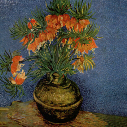 Van Gogh, Fritillaria imperiale in un vaso di rame