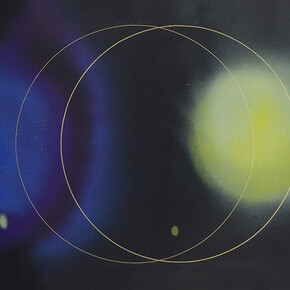 Lita Albuquerque, Island Universes III, state II, 2002–2020. Courtesy of Cirrus Gallery