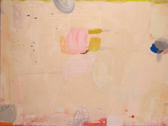 Gary Komarin, Dirty White, Tapping Reeve #2, 2013-14, Mixed media on canvas, 54 x 72 inches