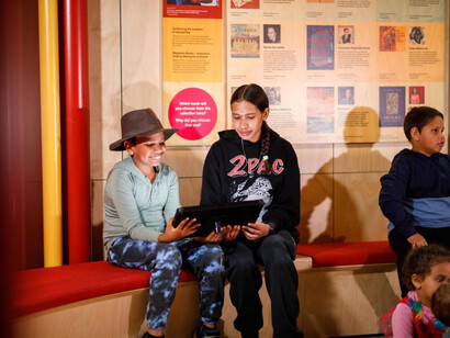 Ngalang koort boodja wirn, exhibition view. Courtesy of Western Australian Museum