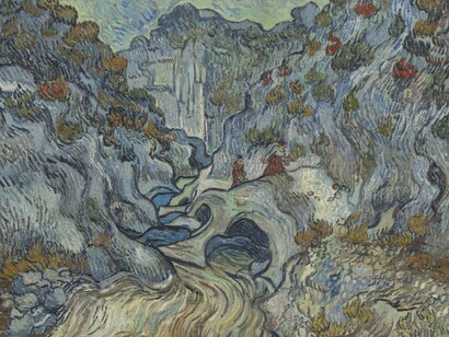 "The Cliff", Vincent Van Gogh (1889)