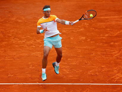 Rafa Nadal durante su participación en el último torneo de Montecarlo
