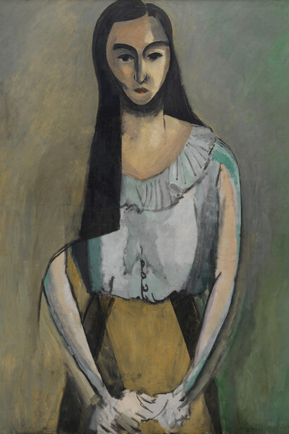 The Italian Woman; 1916. Olio su tela - The Solomon Guggenheim Foundation/ Art Resource NY
