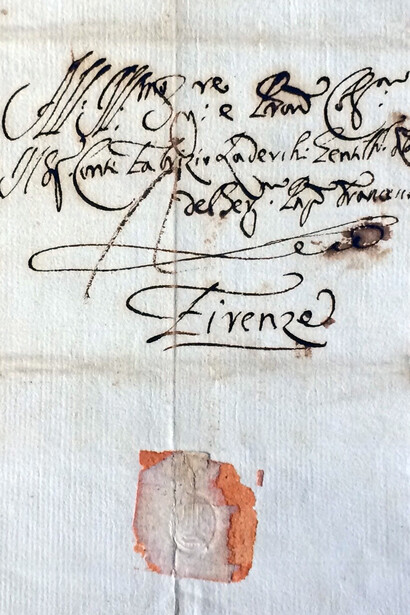 Lettera di Scipione Zanelli a Fabrizio Laderchi