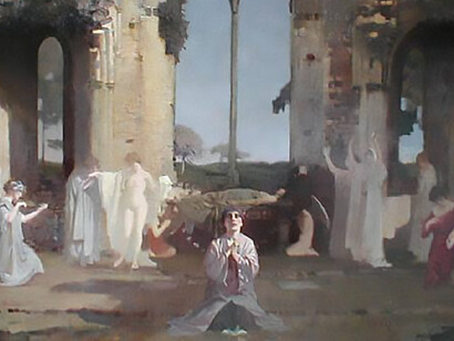 A Haunt of Ancient Peace (RA, 1910), by Fred Appleyard