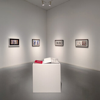 Buzz Spector, Recto | Verso, exhibition view. Courtesy of Zolla Lieberman Gallery