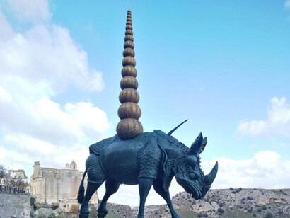Salvador Dalí, Elefante spaziale, Matera 
