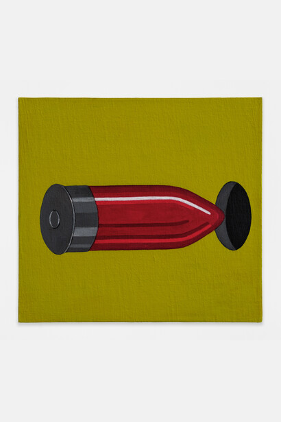 Emily Furr, Bullet Hole, 2023, Oil and acrylic on linen panel, 11 x 12 in. Courtesy of the artist and Sargent's Daughters Gallery