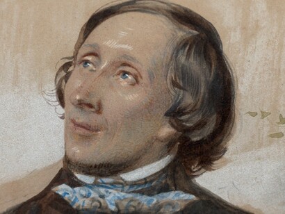 O escritor dinamarquês Hans Christian Andersen