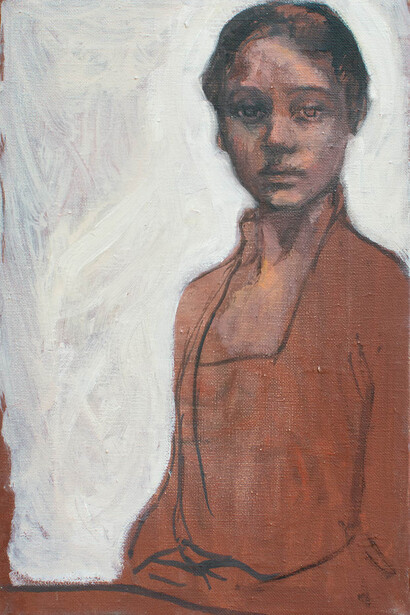 RvB-Arts, Lucianella-Cafagna, Antigone, olio-su-tela, light