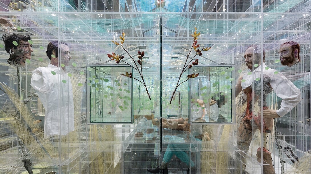 Detail of: The Flux and The Puddle, 2014, Photograph by James Ewing, © David Altmejd, Image courtesy of Andrea Rosen Gallery, New York