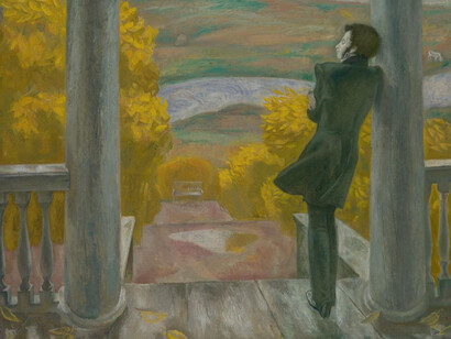 V.E. Popkov, Autumn rains, 1974. Courtesy of New Tretyakov Gallery 