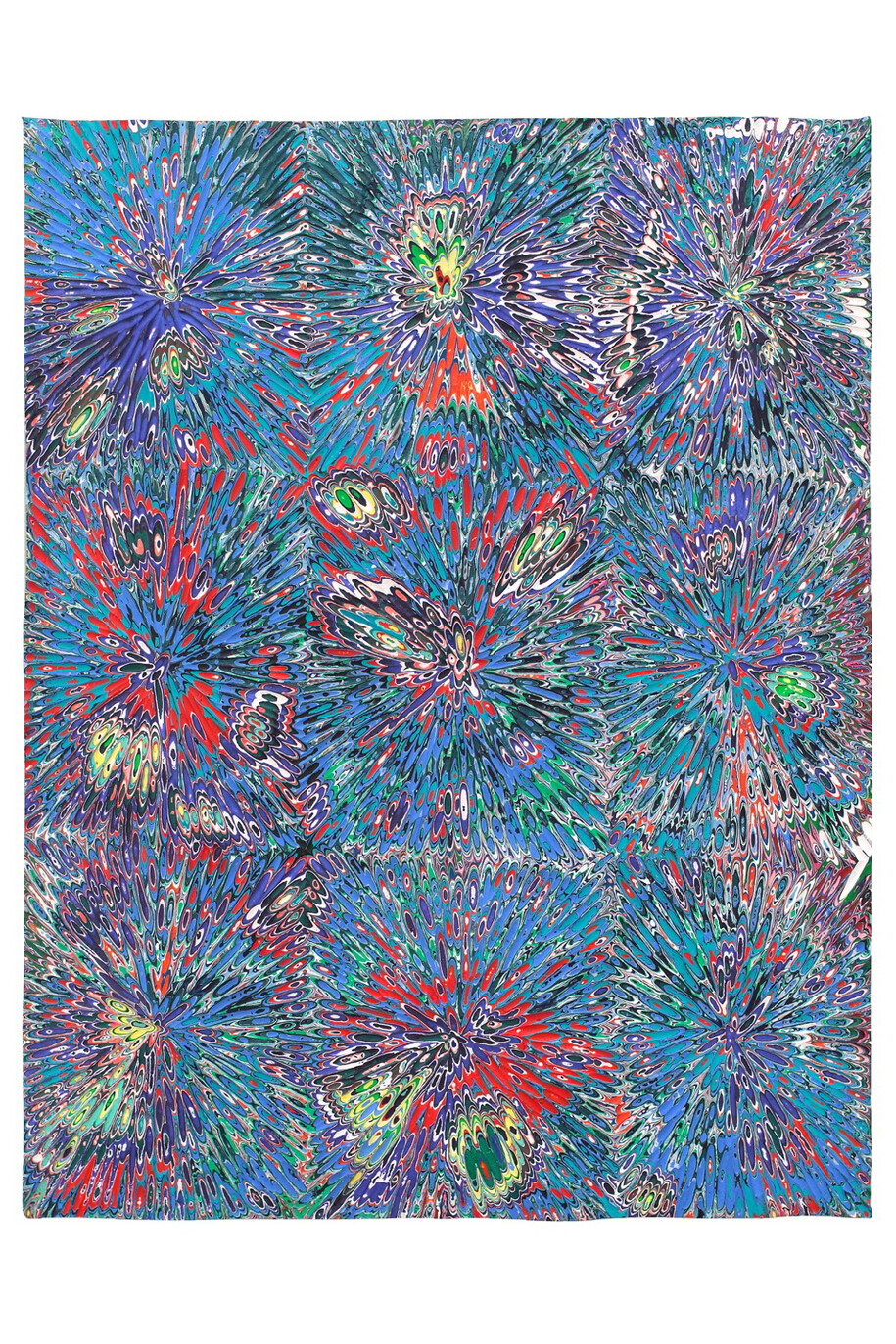 David Allan Peters, Untitled #7, 2015, Acrylic on wood panel, 18 x 14 inches, 45.7 x 35.6 cm