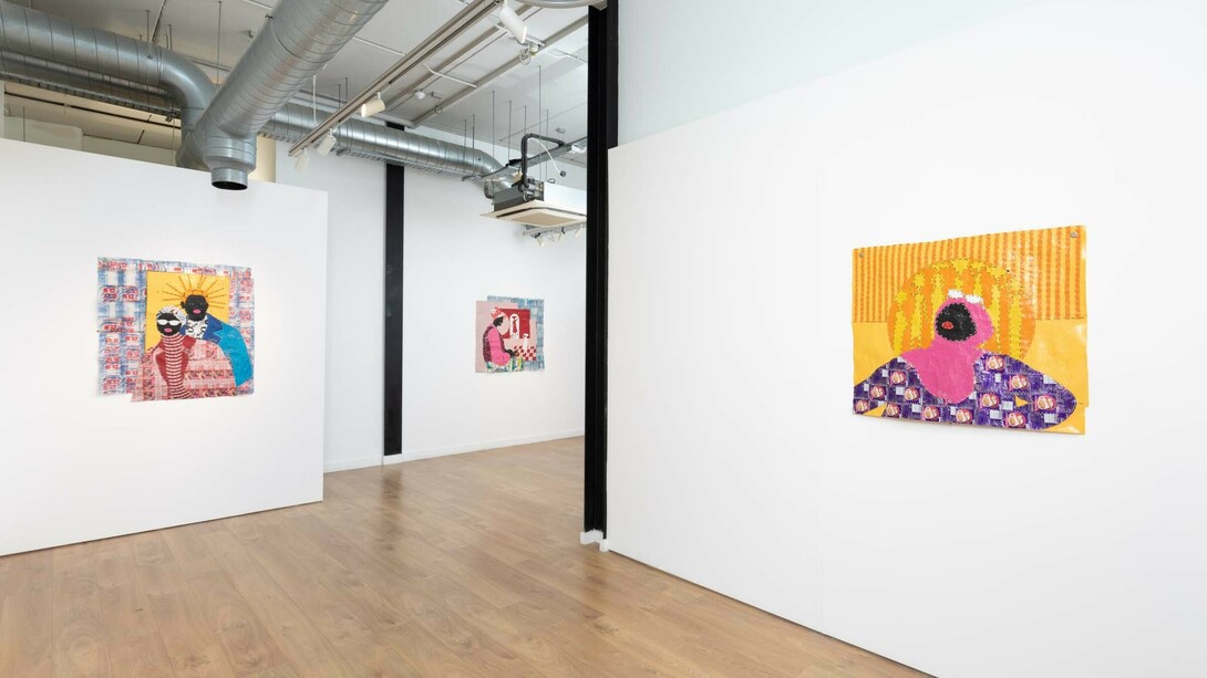 Rufai Zakari, Girls like us, exhibition view. Courtesy of Kristin Hjellegjerde Gallery