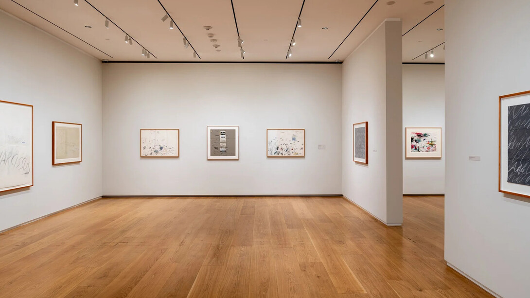 The gift of drawing: Cy Twombly, exhibition view. Courtesy of Menil