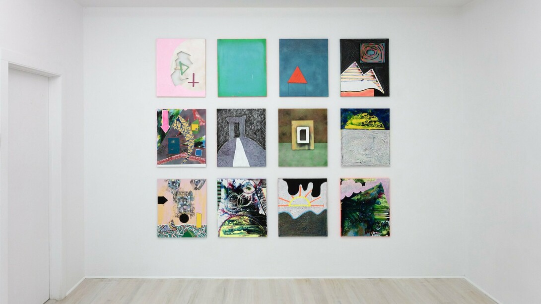 Installation View, Patrick Brennan, The Cage. Courtesy of Halsey McKay Gallery