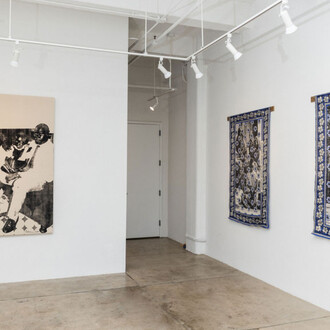 Jess Atieno, Of Land, Body, and Water, 2023, installation view. Courtesy the artist and Montague Contemporary, NYC