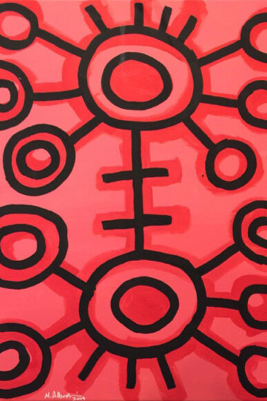 Mohamed Ahmed Ibrahim
Untitled 5
2019
Acrylic on canvas
24 x 20 in.