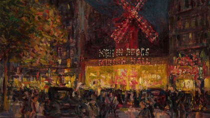 Pere Ysern Alié, Moulin Rouge, Paris, c. 1913, Oil on panel